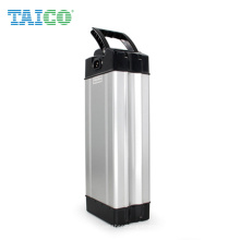 18650 Li Ion Lithium Ion Electric Bicycle Double Battery Pack 48V 18Ah Silver Fish Ebike Battery